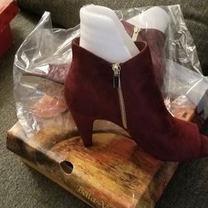 Burgundy Booties